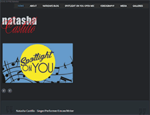Tablet Screenshot of natashacastillo.com